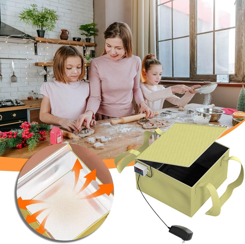 klarako Dough Proofing Box, Bread Proofer, Dough Proofer With Precise Temperature Control for Baking Fermentation for Making Bread, Yogurt, Natto, Handmade Soap - Image 2