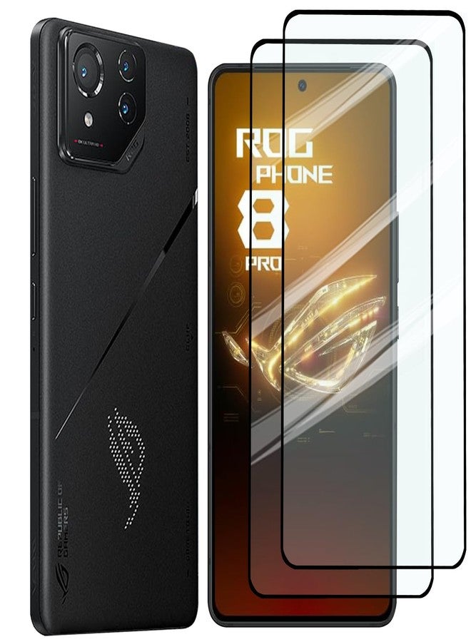 Guizzcg 2 Pack Screen Protector for ASUS ROG Phone 9 Pro 5G/Rog Phone 9 5G/Rog Phone 8 Pro 5G/ROG Phone 8 5G, 2 Tempered Glass Screen Protector,Case Friendly,Scratch Resistant,Clear - Image 1
