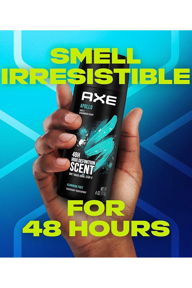 أكس مزيل عرق بخاخ للجسم من أكس أبولو، 6 عبوات × 150 مل - Image 3