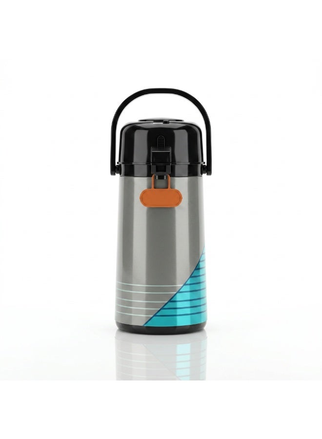 Lavin vaccum flask 1.9L/Airpot Glass inner Thermos/Long heat retention/Hot&Cold/HB - Image 2