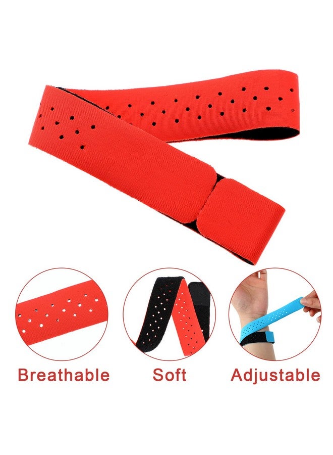 Oudain 4 Pcs Replacement Heart Rate Monitor Bandsoft Heart Rate Strap Armband Strap Compatible With Otf Orange Theory Fitness Adjustable Armband Straporange Blackgreenblue (0.8 X 14.2 Inch) - Image 4