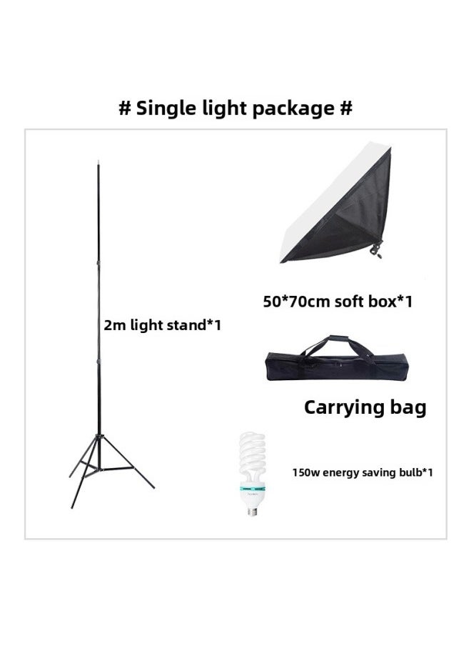 Generic Led Studio Small Soft Light Photography Lamp Set Indoor Still Life Products Shooting Lighting Lamp A Generation Of Hair-Light Source Color:Single Lamp Package  - Image 1