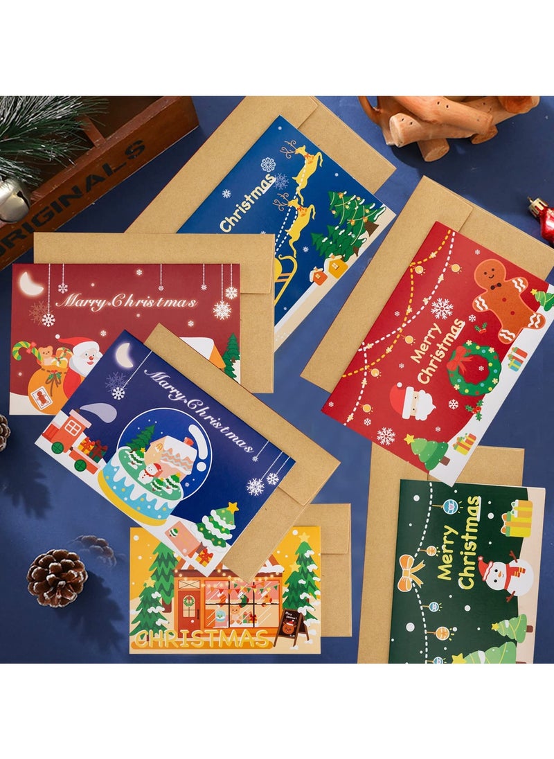 The BZ Company - ( Pack of 12 ) Christmas Greeting Cards - 12 Christmas Cards with 12 Envelopes - Christmas Tree Decorations Merry Xmas Designs for Winter Celebrations School Party Invitation Holidays - pzsku/Z7C3D8AE88AF7126690B8Z/45/_/1731090937/9b49b909-ef47-425a-81dd-9303c36c9aa8