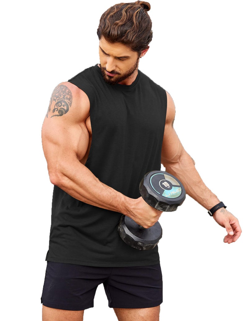 COOFANDY Men Workout Tank Top Workout Gym T Shirt Bodybuilding Sleeveless Shirt - Image 5