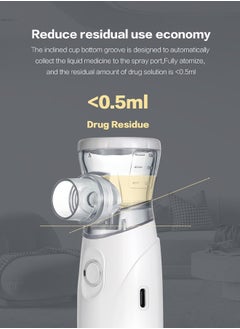 GIFT Portable Mesh Nebulizer, Suitable for Adults and Kids,  Rechargeable Nebulizer, Compact Design for Home and Outdoor Use  - Image 3