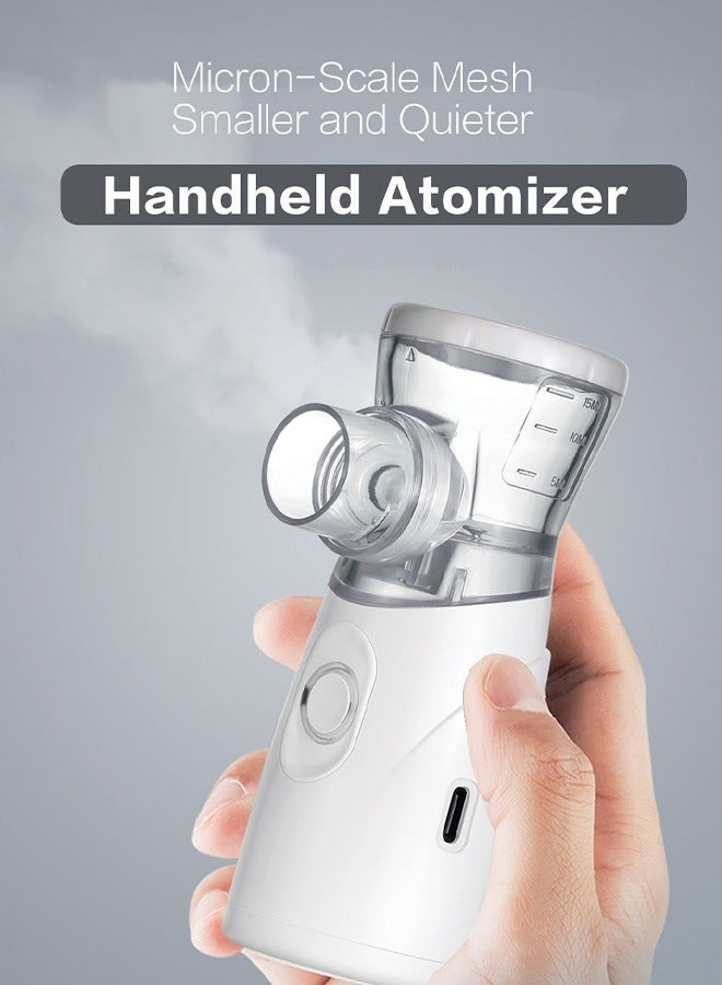 جيفت جهاز استنشاق شبكي محمول، مناسب للبالغين والأطفال، جهاز استنشاق قابل لإعادة الشحن، تصميم صغير الحجم للاستخدام المنزلي والخارجي. - Image 2