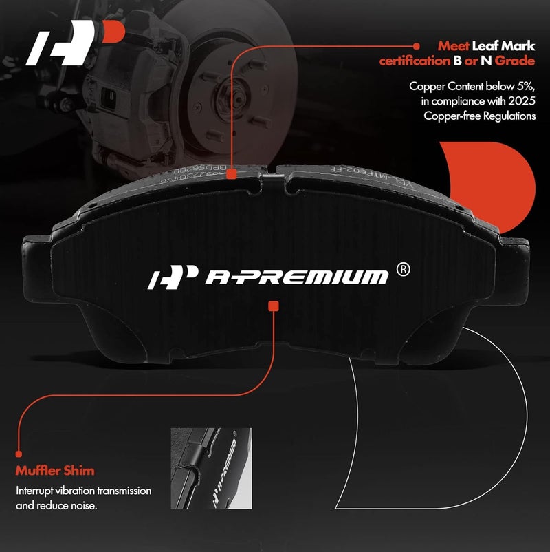 A-Premium Front Drilled and Slotted Brake Kit - Image 5