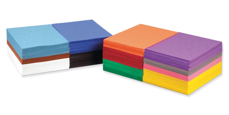 Prang Formerly SunWorks Construction Paper Sampler 12 Assorted Colors 9 x 12 2400 Sheets