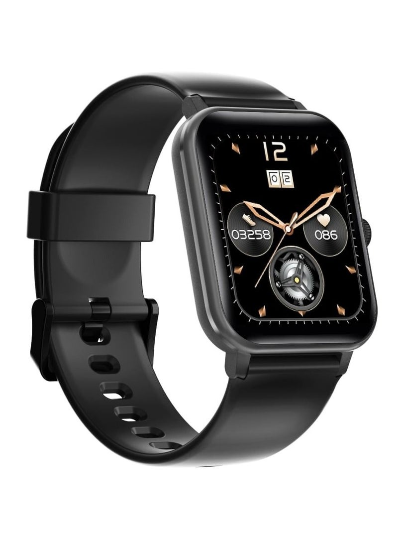 Blackview - R3 Max 1.69”25 Sport Mode SpO2 Body Temperature Heart Monitor Sensor Fitness Smart watch  Black - Image 1