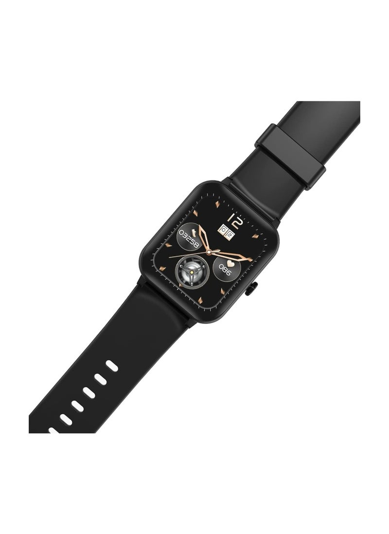 Blackview - R3 Max 1.69”25 Sport Mode SpO2 Body Temperature Heart Monitor Sensor Fitness Smart watch  Black - Image 1
