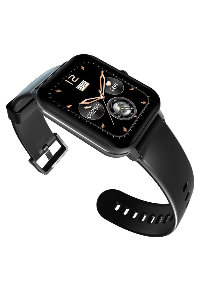 Blackview - R3 Max 1.69”25 Sport Mode SpO2 Body Temperature Heart Monitor Sensor Fitness Smart watch  Black - Image 1