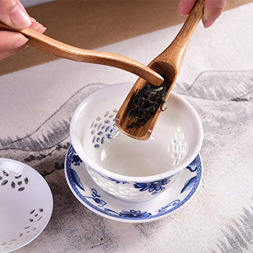 Ecurfu 6 Pack Silicone Tea Infuser  Reusable Tea Bags Tea Strainer Filter Tea Steeper Tea Diffuser Tea Holder For Loose Leaf Tea With Spoon - Image 5
