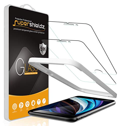 Supershieldz 2 Pack Supershieldz Designed for iPhone SE 20222020 3rd2nd Generation iPhone 87 47 Inch Tempered Glass Screen Protector Anti Scratch Bubble Free - Image 1
