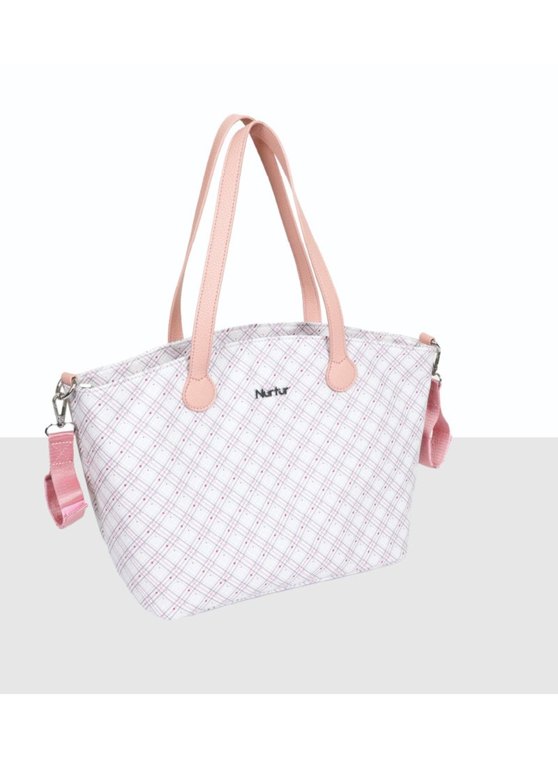 Nurtur Nurtur Vogue Maternity Diaper Bag Fashion Bag Multifunction Travel Bag with insulator bottle warming pocket and changing pad - Multi Color  - Image 4