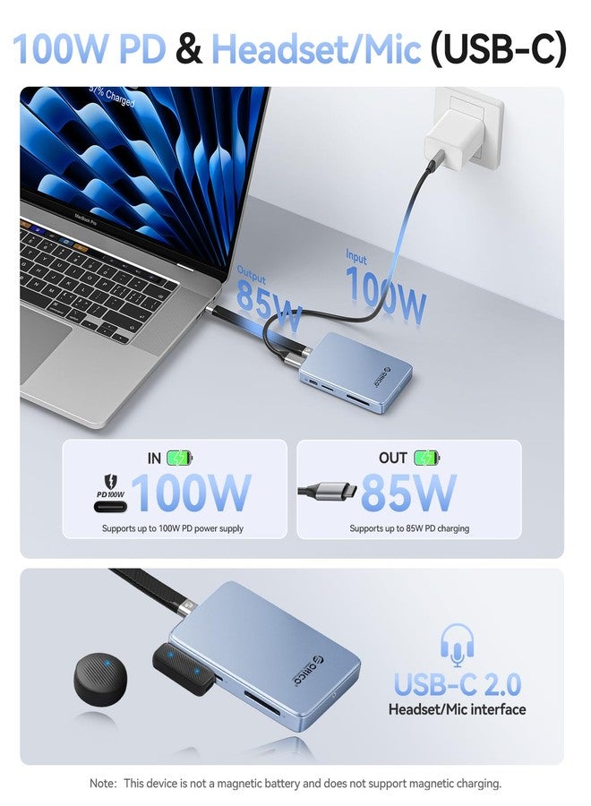 ORICO 10Gbps Magnetic M.2 NVMe Enclosure with Card Reader for iPhone - Image 5