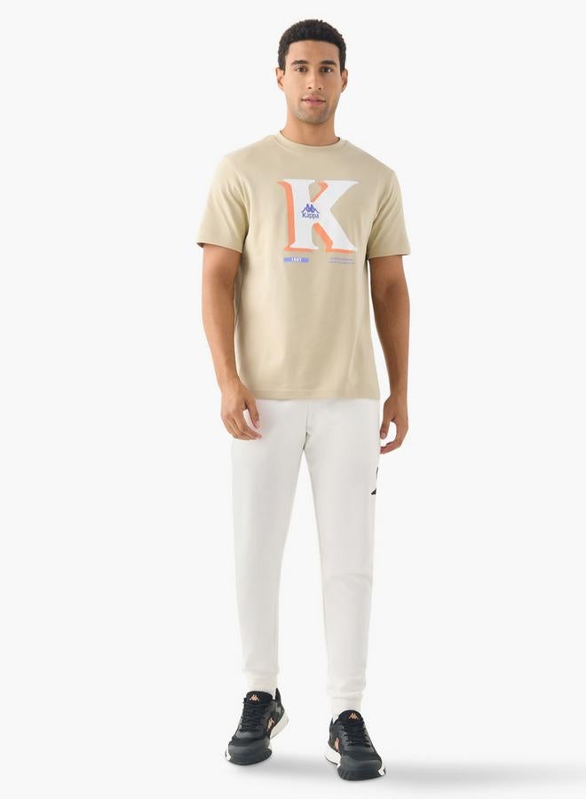 Kappa Printed T-shirt with Crew Neck and Short Sleeves - Image 2