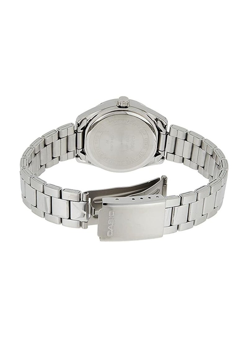 CASIO Women's Enticer Water Resistant Analog Watch MTP-1302D-1A2VDF - 41 mm - Silver - Image 2