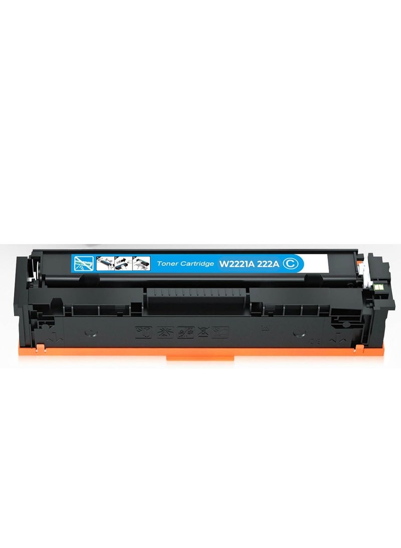 ECARES® 222A W2221A Compatible Toner Cartridge Use for Color LaserJet Pro MFP 3303fdw 3303sdw 3388sdw 3388fdw HP LaserJet Pro 3203 3288 Printer Series(Cyan) - Image 1