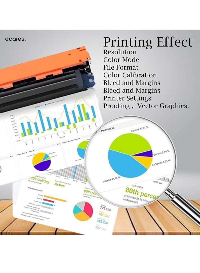ECARES® 222A W2221A Compatible Toner Cartridge Use for Color LaserJet Pro MFP 3303fdw 3303sdw 3388sdw 3388fdw HP LaserJet Pro 3203 3288 Printer Series(Cyan) - Image 4