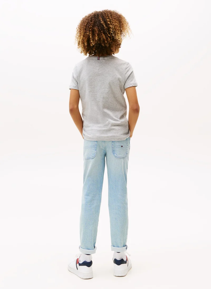 TOMMY HILFIGER Kids Crew Neck Short Sleeve T-shirt