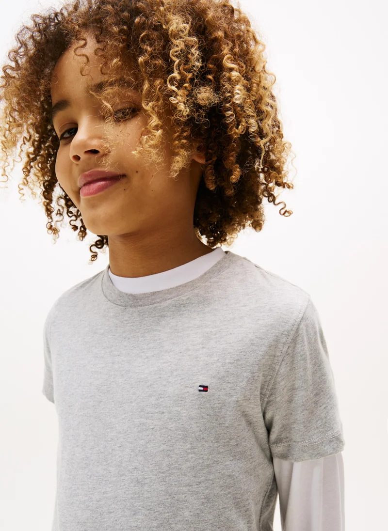 TOMMY HILFIGER Kids Crew Neck Short Sleeve T-shirt