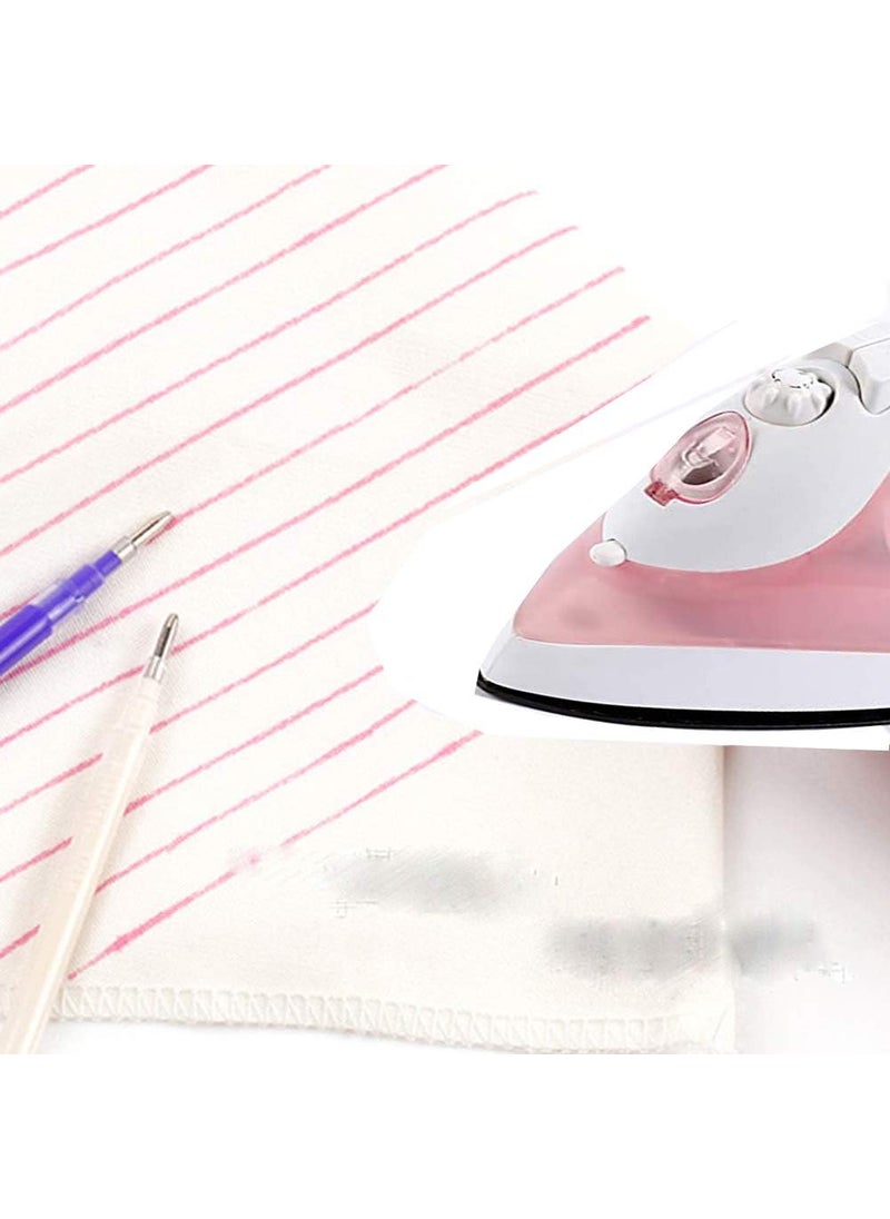Starsouce 100 Pcs Heat Erasable Fabric Refills Patchwork Marking Pens High Temperature Disappearing Ink Fabric Markers for Embroidery Cross Stitch Handicarft Needlework Tailors Sewing Quilting and Dressmaking  - Image 3