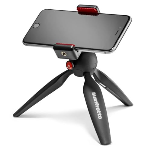 Manfrotto MCLAMP, Universal Smartphone Clamp with Thread Connections, for iPhone with or without Case, Foldable, Compact Size, Vlogging, Black - Image 5