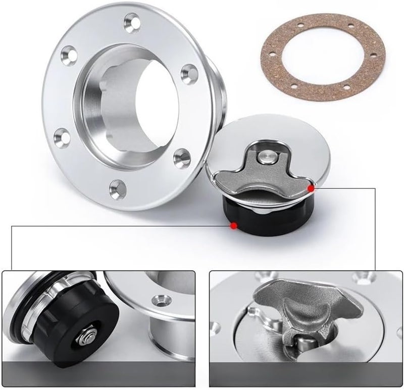 Black Motorcycle Brake Fluid Cap Front Fuel Tank Surge Flush Mount Oxidation Opening For ID 35 5mm - Image 5