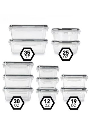 12-Piece Airtight Food Storage Containers Set with Lids, BPA Free and Leak Proof, Perfect for Organized Kitchen Storage - pzsku/Z7C3E75D2ECE9C9547FEBZ/45/_/1713764709/4398764c-8fbc-439a-a880-abb1e18c4120
