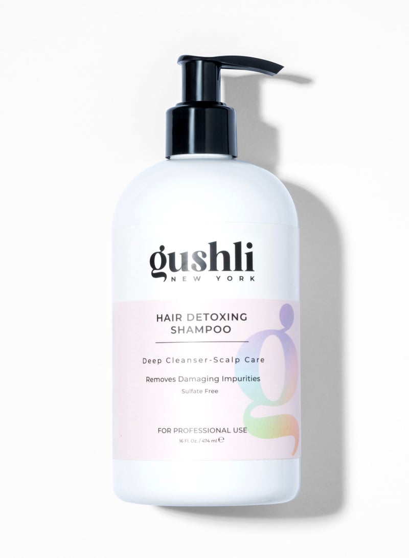 Hair Detoxing Shampoo removes product build-up, oil, hard-water residue that can cause dandruff. Strengthen hair, clarify and give strands a fresh start