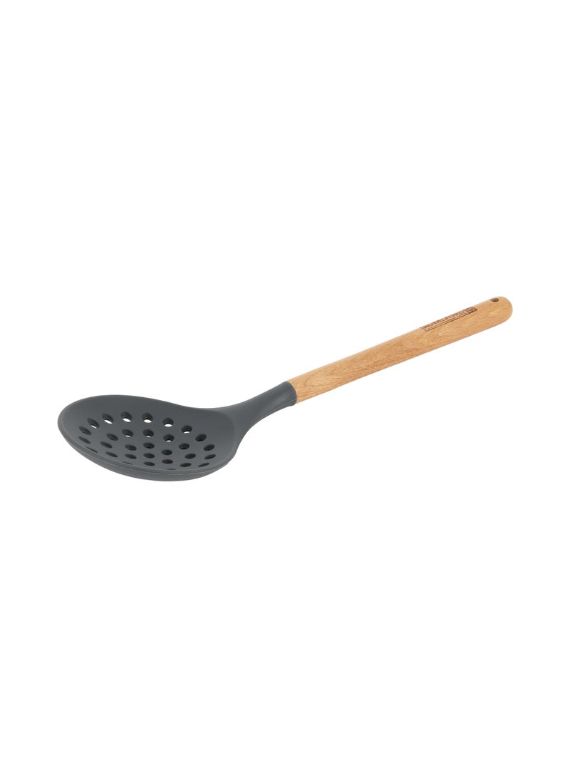 Royalford Non-Stick Silicone Heat-Resistant Skimmer Kitchen Utensils Kitchen Tools RF12743 Dishwasher Safe - Image 1