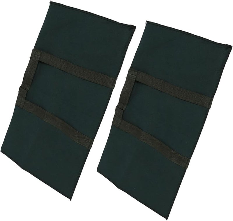 Pwshymi 2 حزمة حاجز الفيضان ذاتي التمدد، ماص للماء وقابل لإعادة الاستخدام مقاس 65 × 36 سم لحماية الأبواب والنوافذ من الأعاصير - Image 2