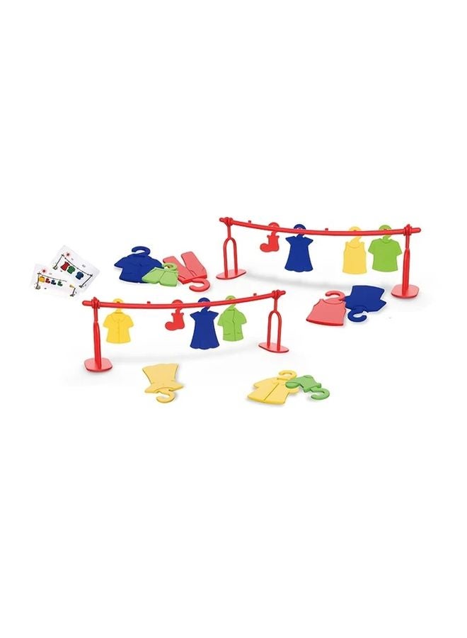 لعبة ألغاز مطابقة ملابس الأطفال التعليمية الملونة لعبة تدريب الملاحظة والتركيز - Image 4