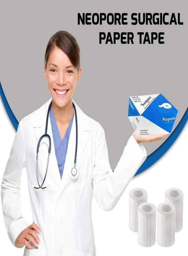 MCP Neopore Surgical Paper Tape, Doctor tape, Paper Tape Medical - 3 Inches (Pack of 4 rolls) - Image 2