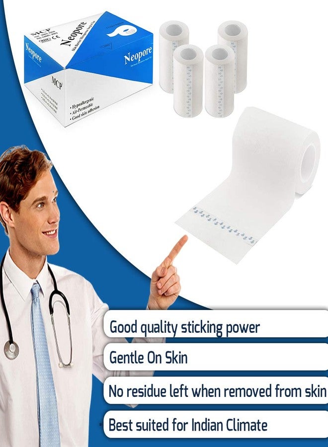 MCP Neopore Surgical Paper Tape, Doctor tape, Paper Tape Medical - 3 Inches (Pack of 4 rolls) - Image 3