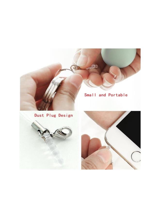 Macaron Mobile Phone Screen Wipes, Lens Wipe Glasses with Portable Keychain, Brush Key Pendant for Mobile Computer Electronic Devices Phone Screen Cleaner (8PCS)  - Image 3