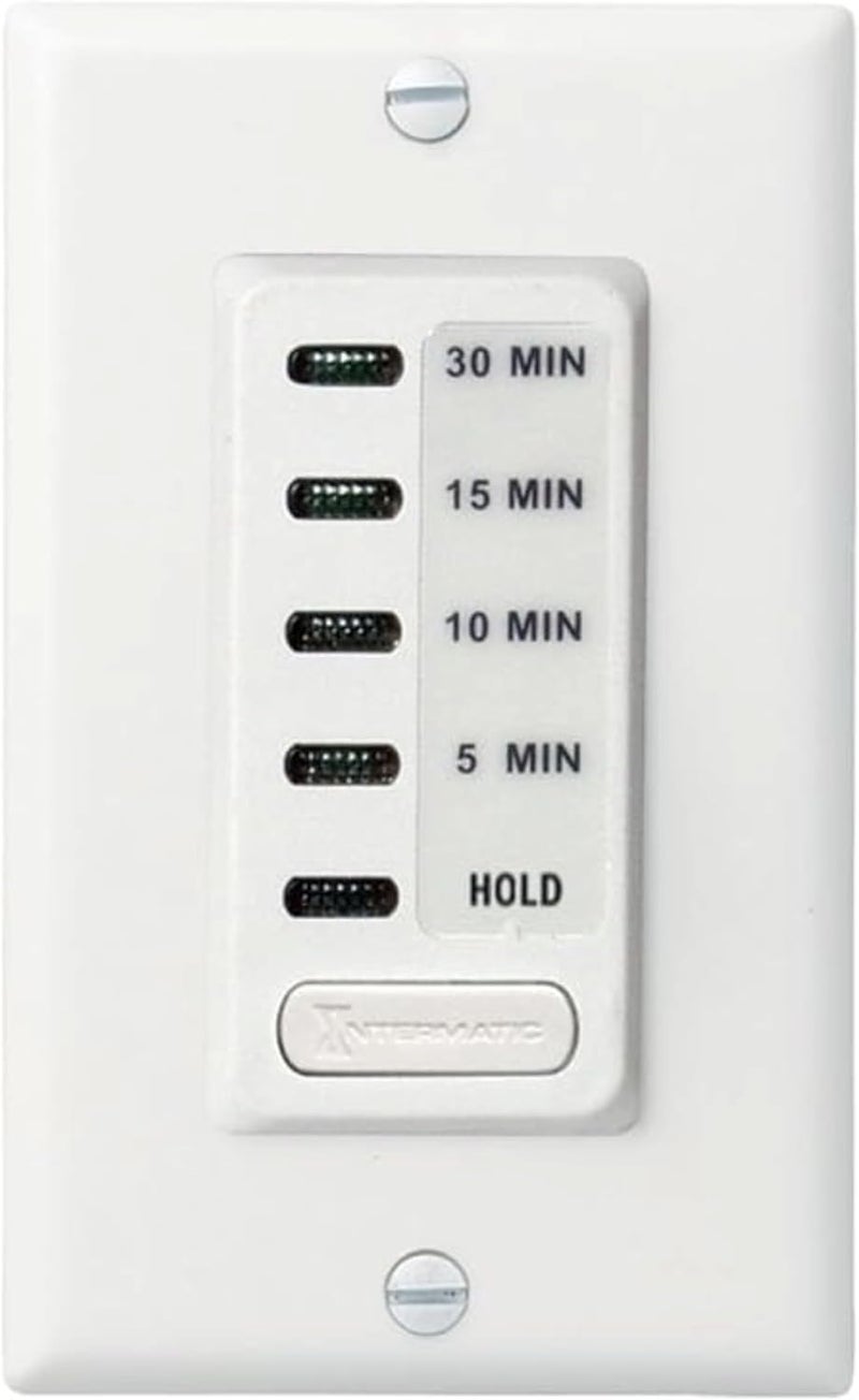 Intermatic EC200WK Electronic Countdown Timer - Efficient Control, Silent Operation, Versatile Applications - 5/10/15/30 Minute Countdown Timer - Image 1