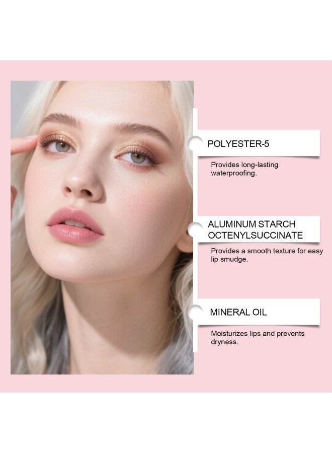 Peach Pink Waterproof Lip Liner, Daily Natural Lip Makeup, Easy To Apply, Brightening, Color-enhancing, Moisturizing Lip Pencil - Image 4