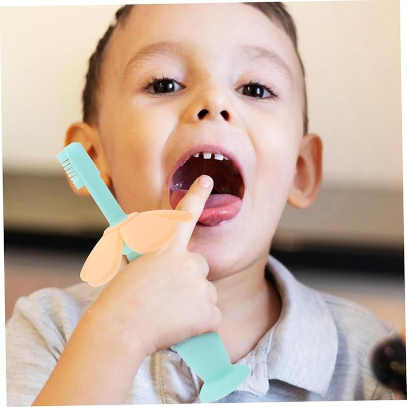 Baby Finger Toothbrush Silicone Bristles First Oral Care Training For Boys And Girls - Image 4