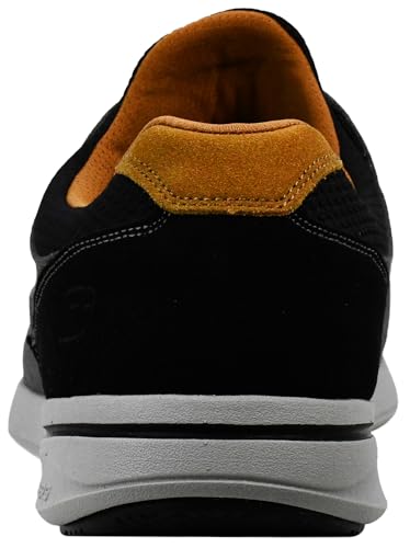 Skechers Men's Relaxed Fit-Elent-Mosen Boat Shoe, Black, 9 M US - Image 3