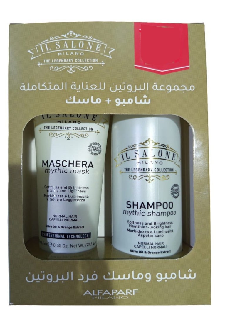 IL SALONE Mythic Shampoo & Mask For Normal Hair With Protein - Image 3