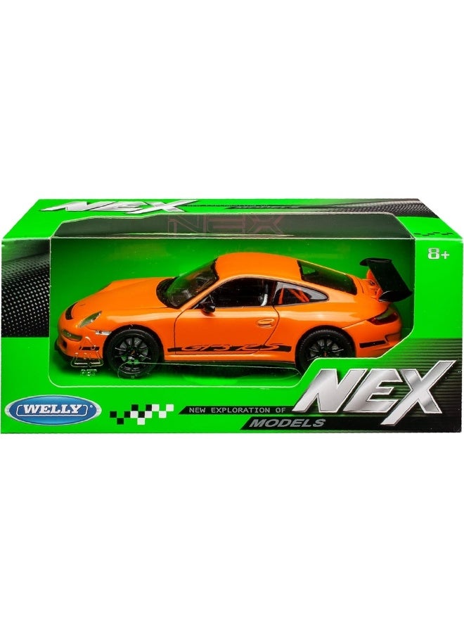Welly - Porsche 911 (997) GT3 RS 1/24 Diecast Model - Orange - 22495 - Image 3