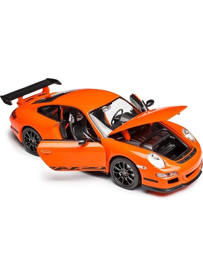 Welly - Porsche 911 (997) GT3 RS 1/24 Diecast Model - Orange - 22495 - Image 2