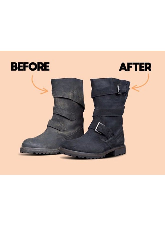 Shoe mistri رذاذ منظف الأحذية الشامل، مزيل الأوساخ والبقع للأحذية - الأفضل للجلد المدبوغ، النوبوك، القماش، الحياكة، الشبك ومعظم الأقمشة القابلة للامتصاص - Image 4