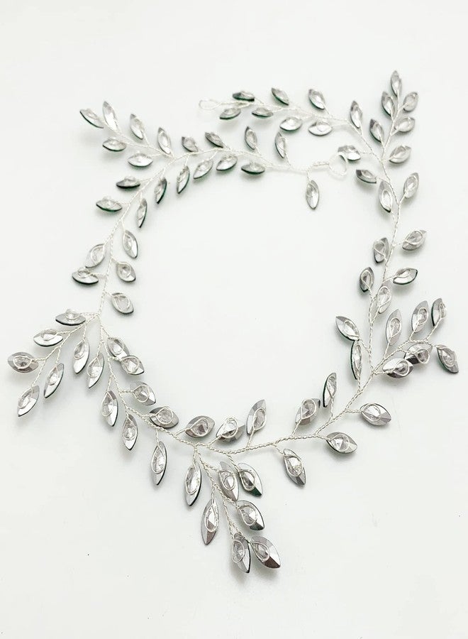 بيتيتو طوق شعر مرصع بأحجار الراين الخضراء من بيتيتو، مثالي لحفلات الزفاف وجلسات التصوير. - Image 5