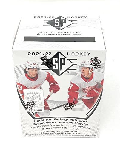 Upper Deck 202122 SP Hockey Card Blaster Box 8 Packs of Hockey Cards - Image 1