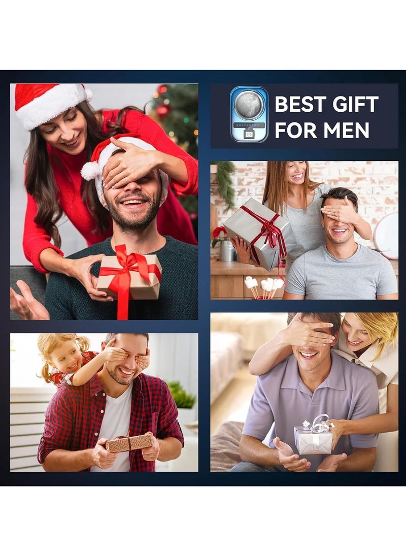 Portable USB Electric Shaver for Men with LCD Display, Easy One-Button Operation, Wet and Dry Grooming Kit for Home and Travel, Perfect Gift for Him - Image 5