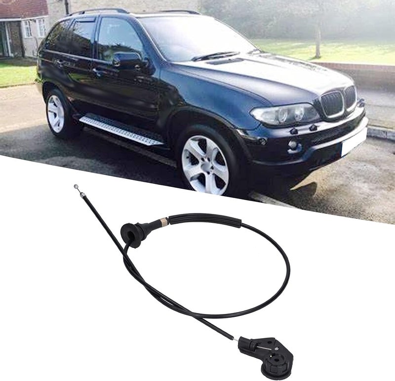klarako Hood Release Cable, Engine Hood Release Cable Wire 51238402615 Auto Accessory Replacement for X5 E53 - Image 2