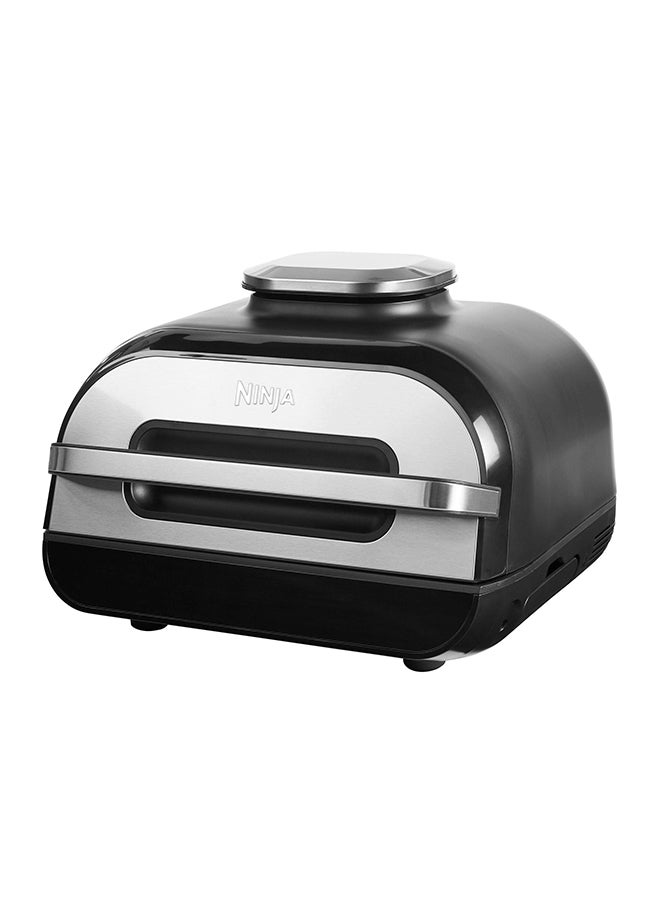 Ninja Foodi MAX Health Grill & Air Fryer 5.7L With Digital CookIng Probe, 6-In-1, Air Fry, Grill, Bake, Roast And more, Dishwasher Safe Parts, Large Grill Plate 3.8 L 2460 W AG551ME Silver/Black - Image 3