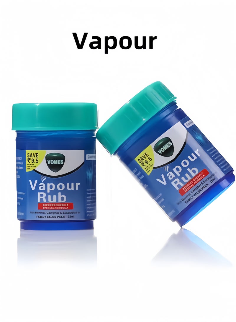 Vapour 25g*2PCS Cooling Oil Mint Cream Bites Refreshing Motion Sickness Nasal Congestion  - Image 1